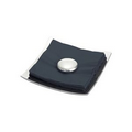 Stone Napkin Holder W/Black Napkins